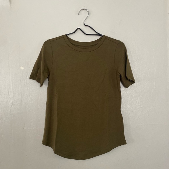 Universal Standard Olive Green Tee Rex Women's T Shirt Size 4XS 00/0 NEW - Picture 8 of 8